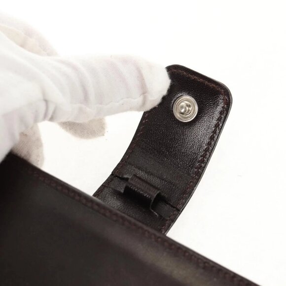 FENDI Zucca Canvas Planner Black Brown Auth sw1689V - Picture 8 of 16